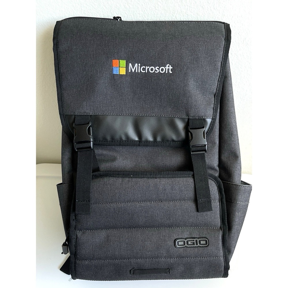 New Ogio APEX Rucksack Slalom Microsoft Employee Dark Gray 17 " Laptop Backpack